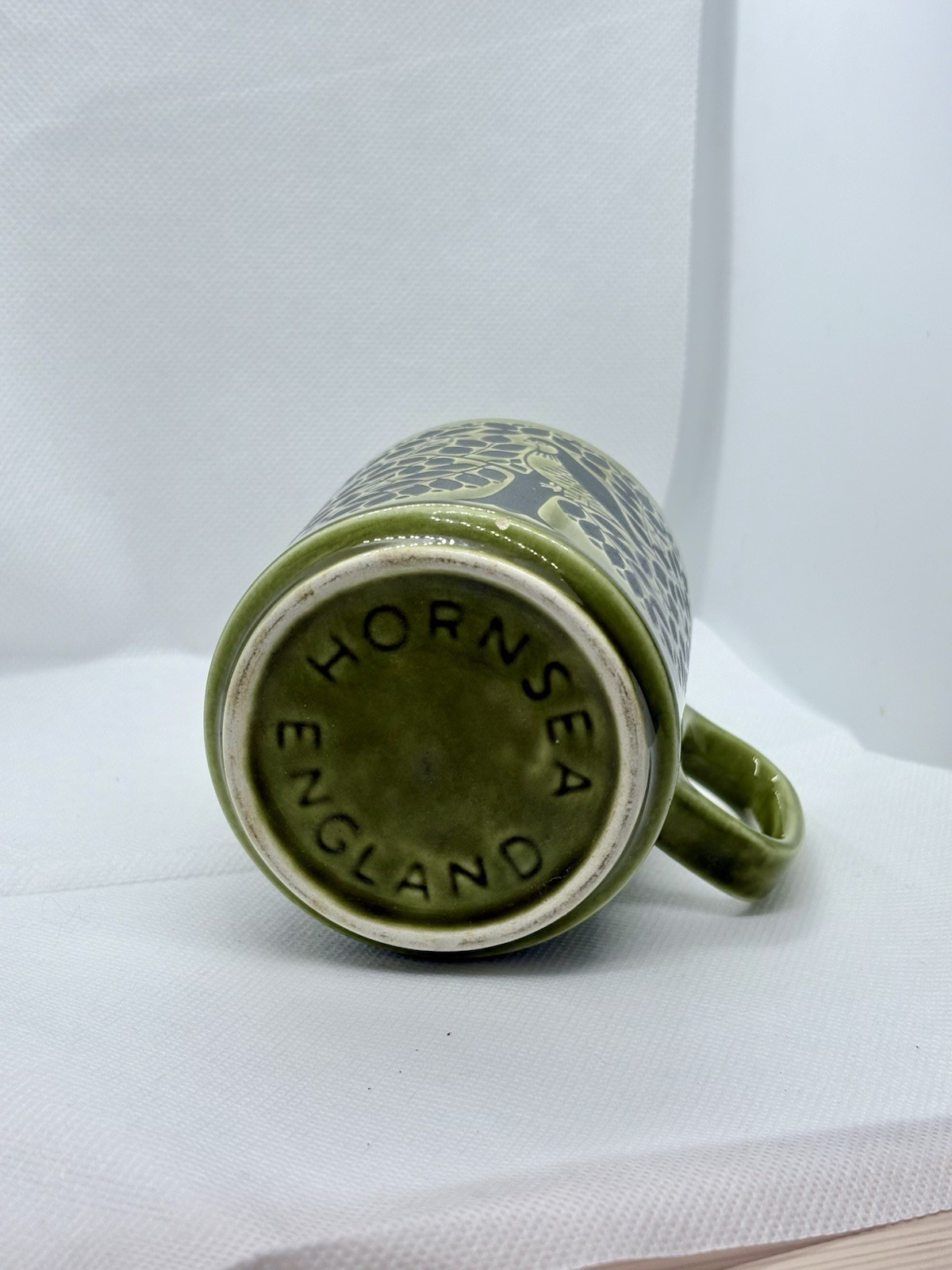 Vintage Hornsea Pottery "Partridge in a Pear Tree" Mug - Green image 7