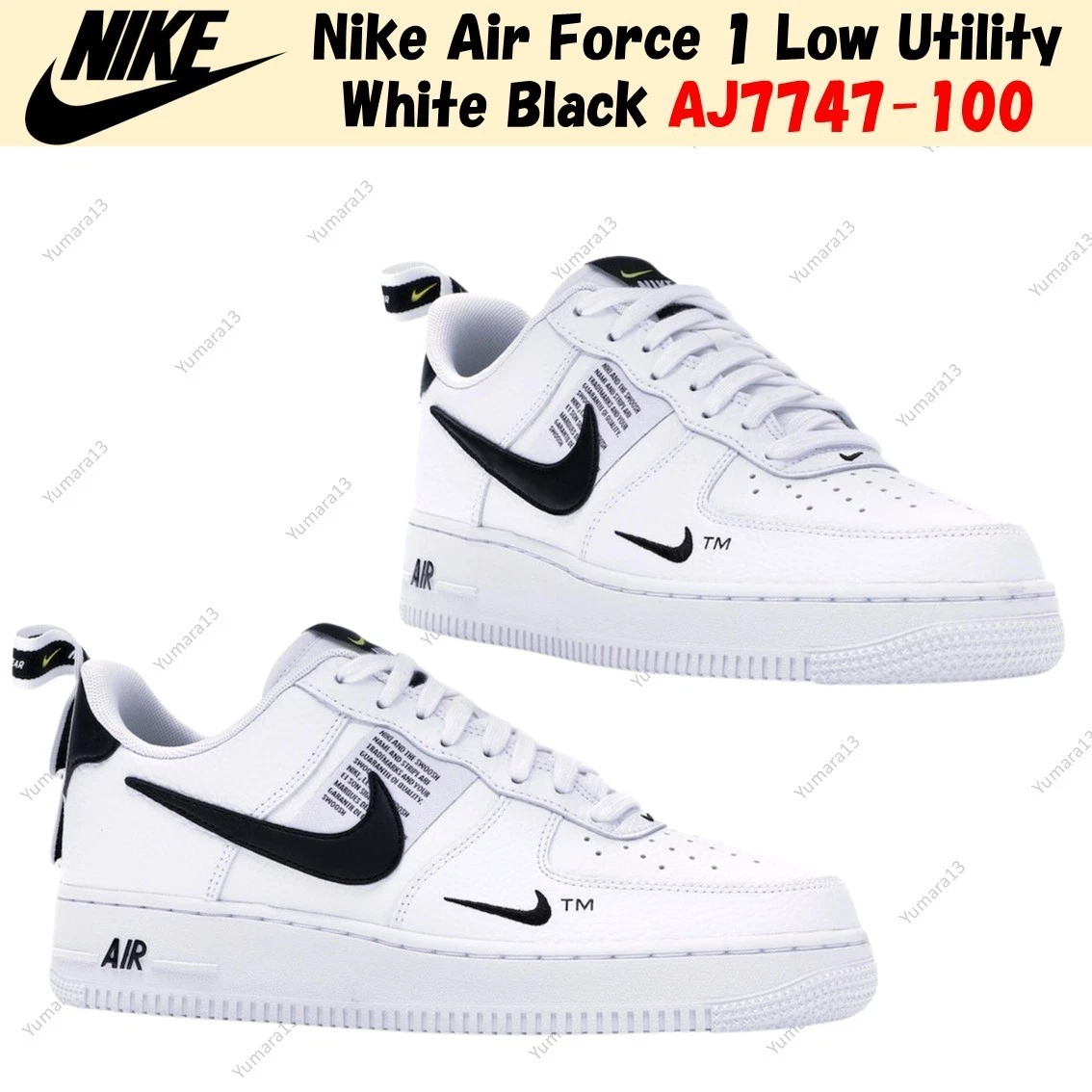Nike Air Force 1 Utility Low Black for sale | eBay