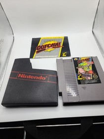 Nintendo Gotcha the Sport NES  Box Game Cart with Sleeve and Manual Styrofoam