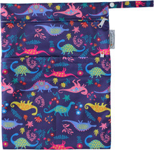 Wet Bag with Two Zippered Pockets Water Resistant | Washable | Reusable for Trav