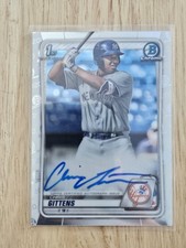 2020 Topps Bowman Chrome Chris Gittens Auto 1st Prospect NY Yankees Autograph
