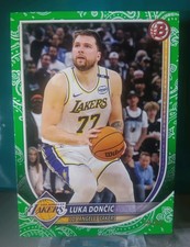 2025-26 Bowman Basketball Luka Doncic - GREEN PATTERN - 79/99 Lakers