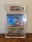 2024 Scarlet & Violet Paldean Fates #232 MEW EX SIR BGS 9!