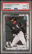 2020 BOWMAN CHROME #8 LUIS ROBERT ROOKIE RC PSA 10