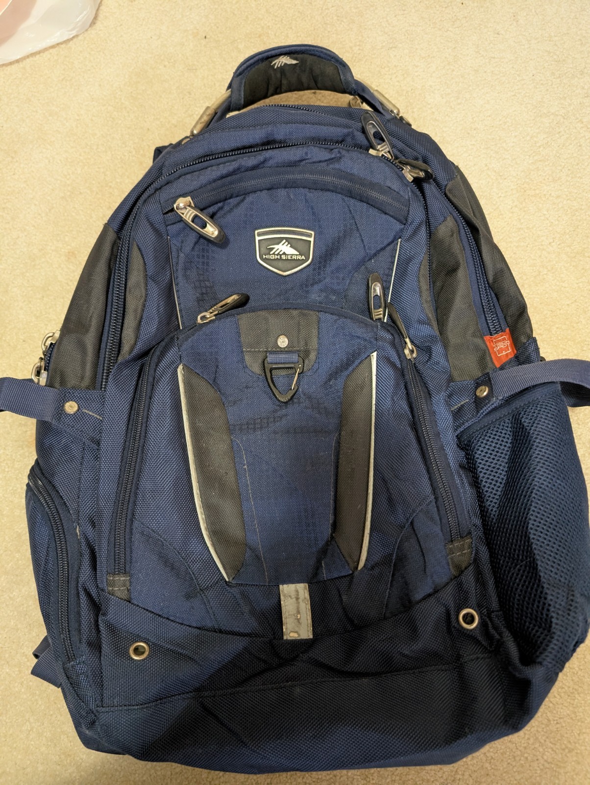 Large High Sierra Air Flow Suspended Back Panel Dark Blue Ba