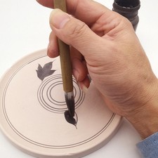 3pcs Pottery Brush Professional Portable Long Handle Detail