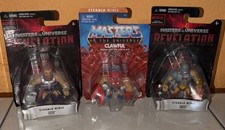 MASTERS OF THE UNIVERSE ETERNIA MINIS  CLAWFUL  RARE  And Revelation Fisto Faker