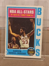 1974-75 Topps - Kareem Abdul-Jabbar #1