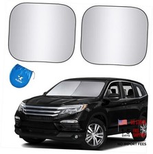 Windshield Sun Shade with Shield-X Reflective Technology. See Large Max