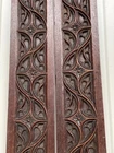 SALE !!!! A Stunning Pair of Gothic Revival  panels  in oak