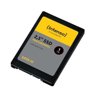 INTENSO Performance Festplatte, 1 TB SSD SATA 6 Gbps, 2,5 Zoll, intern
