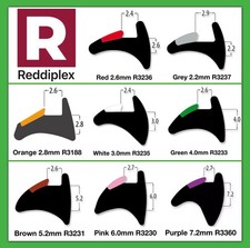 Reddiplex Wedge Gasket, Replacement UPVC Window Rubber Seals, Sold Per Metre