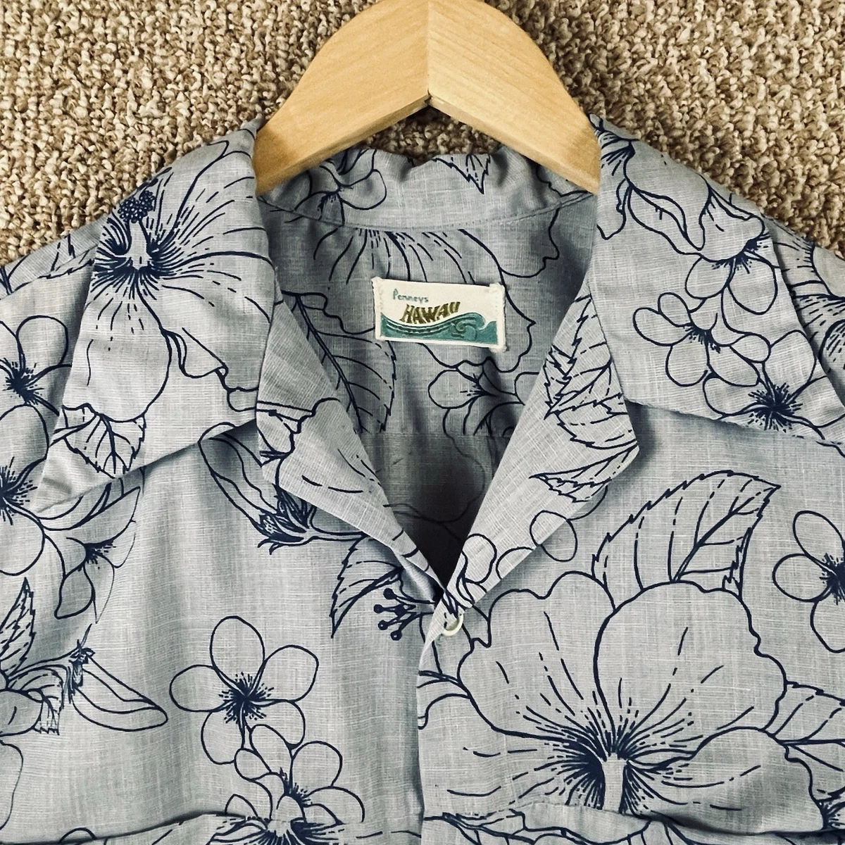 Blue Hawaiian 1960s Vintage Casual Shirts for Men for sale | eBay