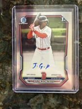 2026 Bowman Chrome 1st Justin Gonzalez Auto #CPA-JG On Card Auto Red Sox
