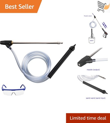 #ad Pressure Washer Sandblasting Kit Wet Sandblaster 2500 PSI 1 4 In Quick Connect $37.98
