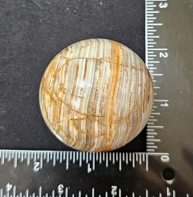 Onyx Sphere - Brown and Cream color bands - OS 5