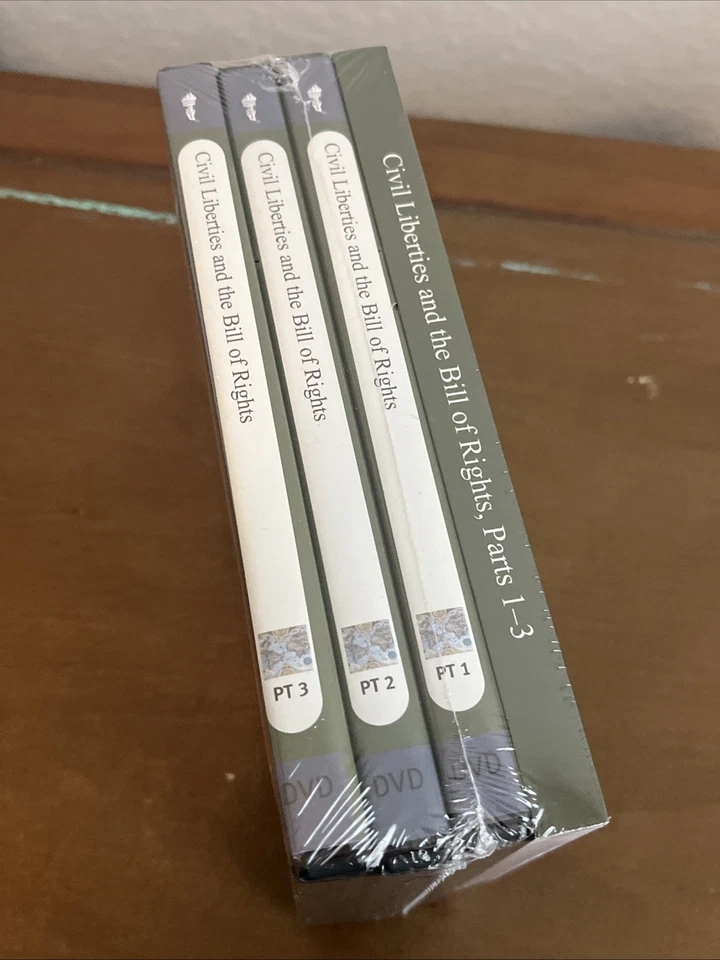 GREAT COURSES: CIVIL LIBERTIES & THE BILL OF RIGHTS Guidebook DVD Parts 1-3 NEW Foto 3 de 3