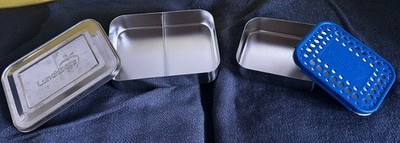 2x orig. LunchBots 18/8 Edelstahl (Brot)Dosen BPA-frei -schnell sein!!!