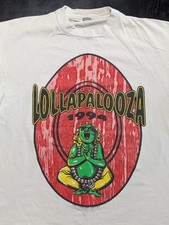Vtg 1990s Lollapalooza Concert T-Shirt 1994 Grunge Single Stitch 2-Sided 2XL