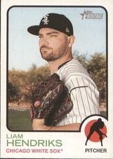 2022 Topps Heritage #66 2021 Saves Leaders (Mark Melancon,Liam Hendriks) LL