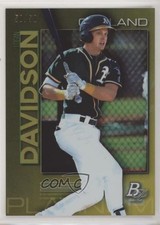 2020 Bowman Platinum Wal-Mart Top Prospects Gold 50/50 Logan Davidson 0in6