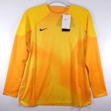 Nike $82 Women's XL Goalkeeper Soccer Jersey Yellow Long Sleeve Slim Fit READ