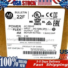22F-D4P2N113 PowerFlex 4M- 1.5 kW (2 HP) AC Drive New Allen Bradley