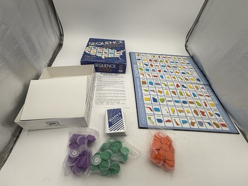 🔥Sequence States & Capitals Board Game🔥, Jax 2006 2 to 12 Players. Pre ...