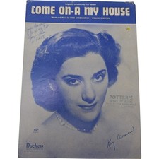 1951 Come On-A My House Sheet Music Bagdasarian & Saroyan