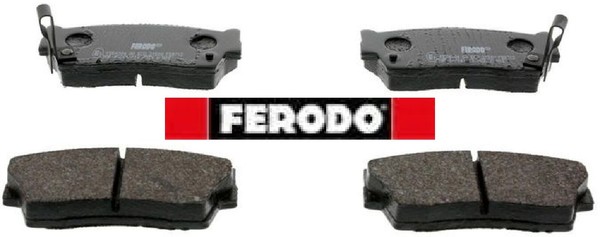Ferodo FDB712 Bremsbelagsatz FüR Scheibenbremse Bremsbelagsatz FüR Suzuki-image