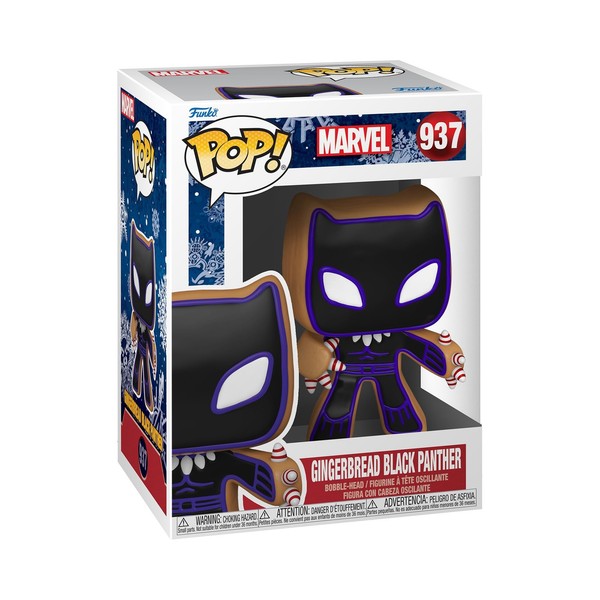 Funko Pop! Marvel: Holiday - Black Panther - Marvel Comics - Vinyl-Sammelfigur --image