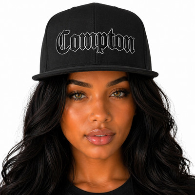 Compton Snapback Hat | West Coast Rap Hiphop California Los Angeles