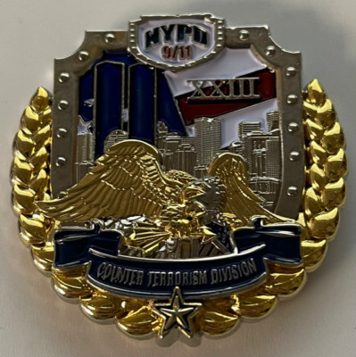 NYPD COUTER TERRORISM　パネルパッチ NYPD City of New York Police Counter Terrorism Unit Patch