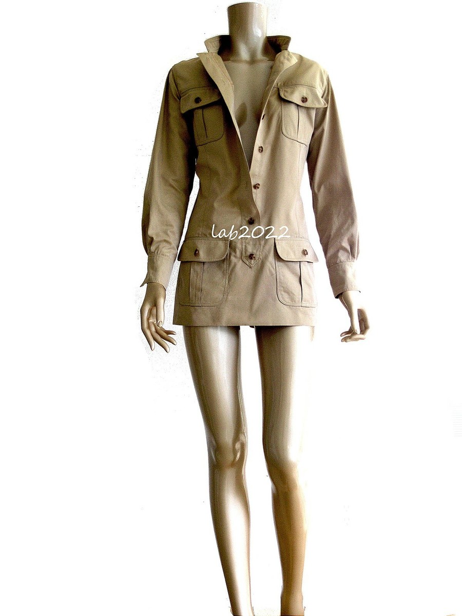 【稼動品】YSL イヴサンローラン　レディース Yves Saint Laurent 1968 FIRST Original Saharienne The Model Yves