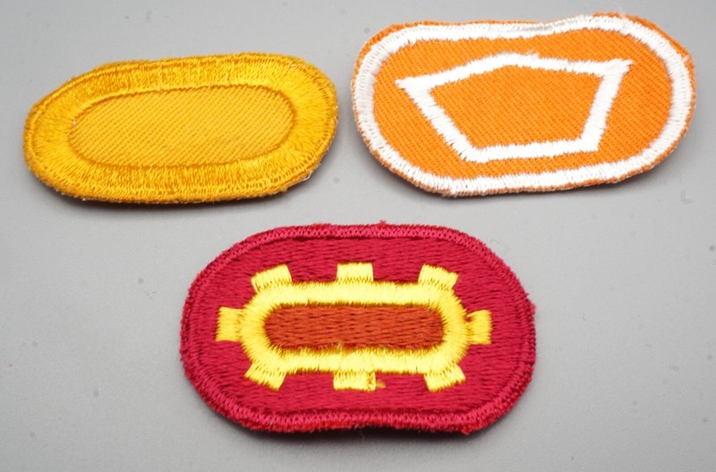 WWII - Korean War Army Airborne Regiment Patches For Mounting Jump Wings Badges