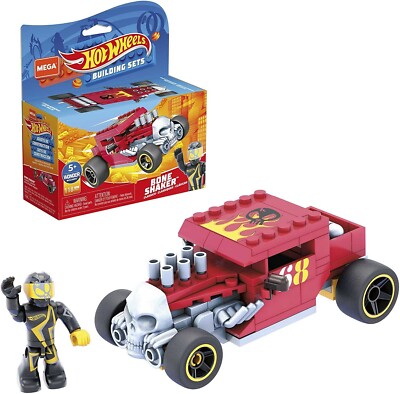 Mega Construx Hot Wheels Bone Shaker Construction Set 118 pcs New Sealed Box!