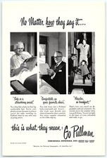 1940s THE PULLMAN COMPANY RAILROAD GO PULLMAN  PRINT ADVERTISEMENT Z4267
