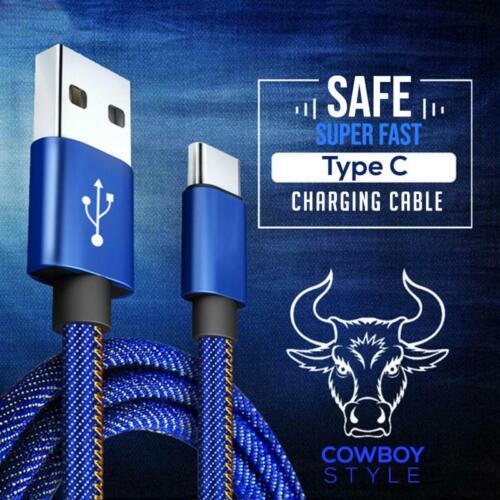 USB Type C Fast Charging Data Cable For Lenovo Tab M10 FHD Plus & M10 HD 2nd Gen
