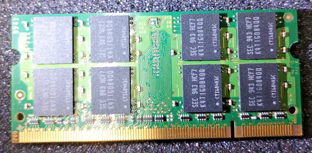 Samsung M470T5663QZ3-CF7 2GB 2Rx8 PC2-6400S-666-12-E3 DDR2 800MHz ...