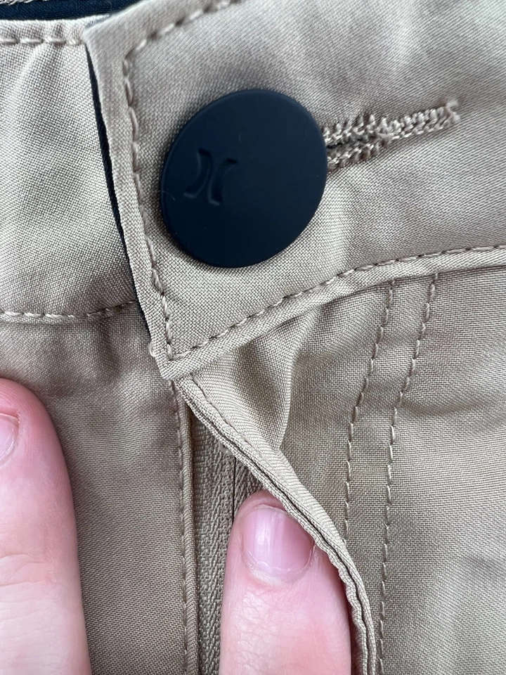 Pantalones Cortos Hurley Para Hombre Talla 30 Tostado Rendimiento Elastizados Chinos de Golf Foto 2 de 4