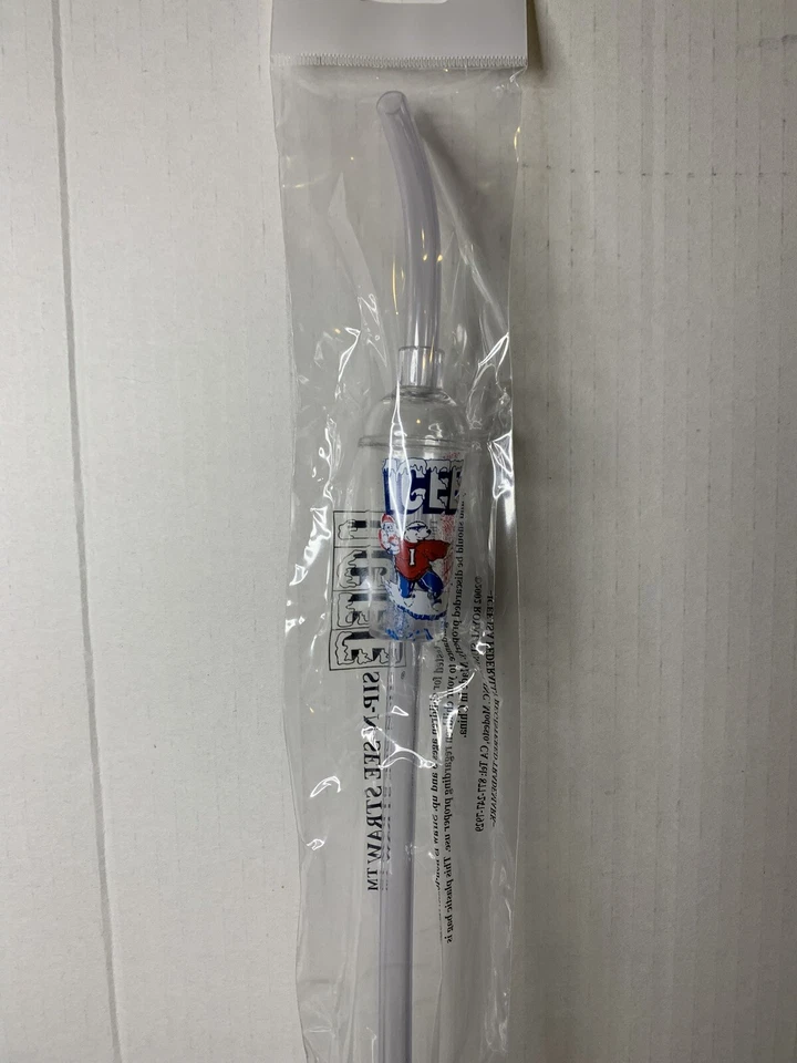 Лот из 5 совершенно новых запечатанных пластиковых соломинок для чашек ICEE 2002 ICEE Sip-N-See - Изображение 2 из 4