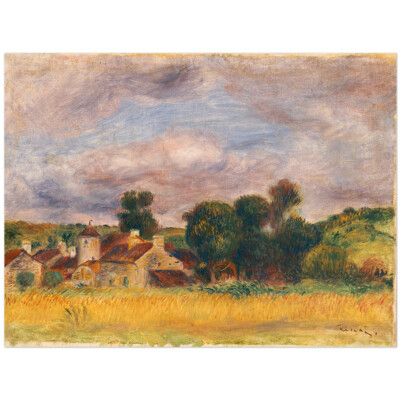 Pierre-Auguste Renoir, Dorf in der Bretagne 11003001327