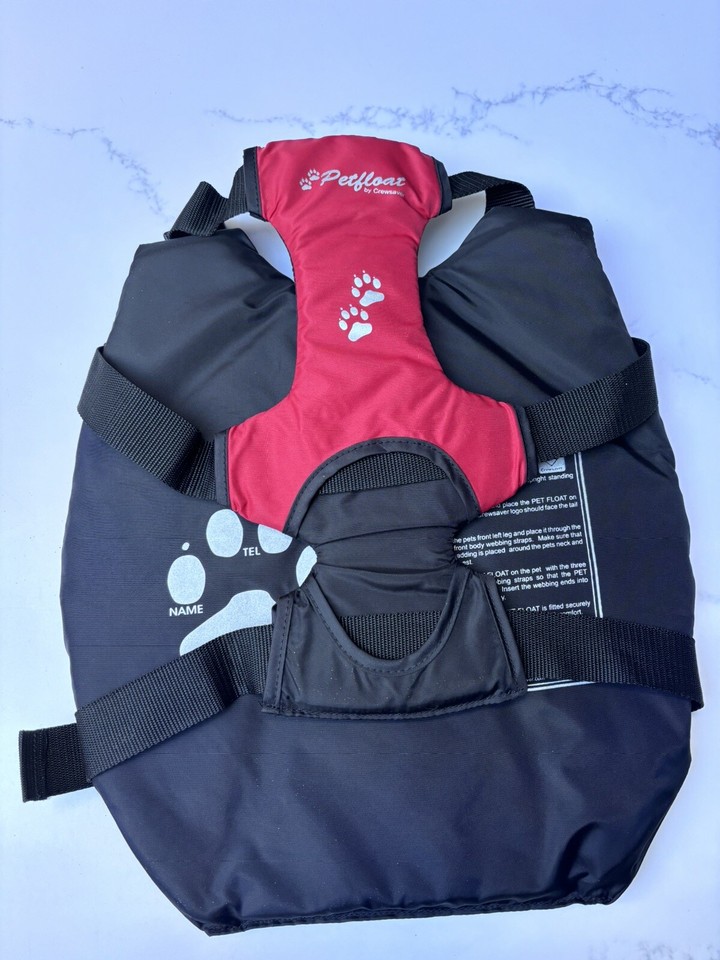 CREWSAVER PET FLOAT DOG LIFE JACKET MEDIUM IMMACULATE CONDITION. eBay