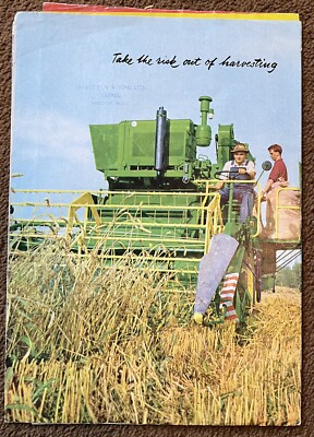 Lanz MD 35 40 Mähdrescher Traktor Prospekt 1960 Teilhandbuch Landrover Clarkson Farm