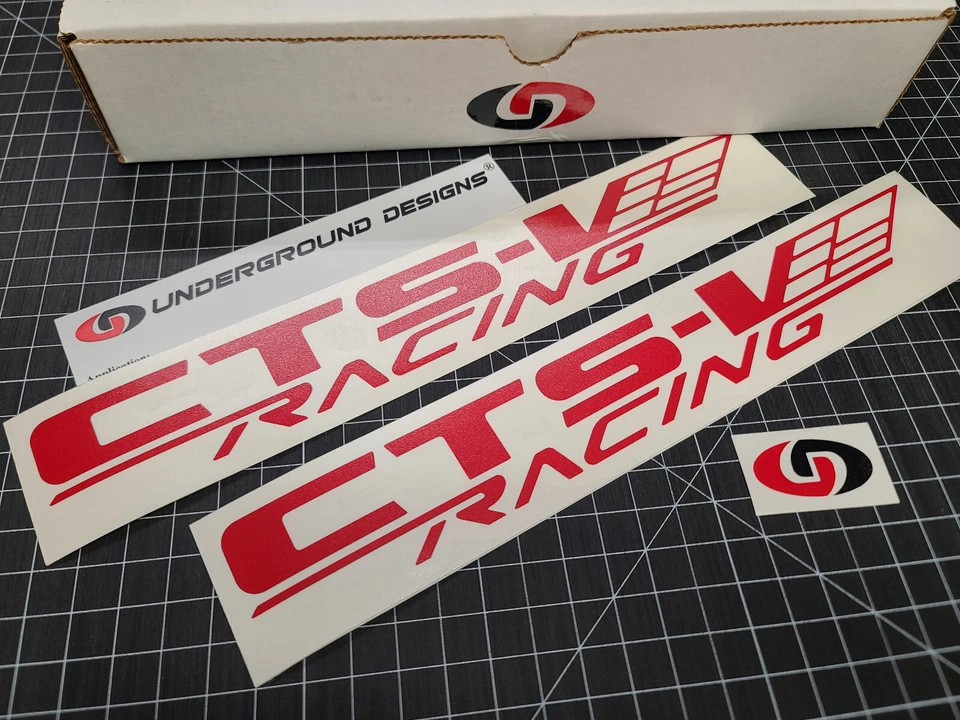 CTS-V Decals (2pk) Racing Fender Stickers For Supercharged Cadillac CTSV LSX LTX - Изображение 4 из 4