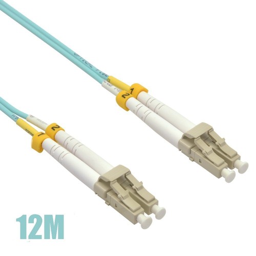 0.5m-20m LC-UPC to LC-UPC OM4 50/125 MultiMode Duplex OFNR Fiber Optic Cable Lot - 第 12/14 張圖片