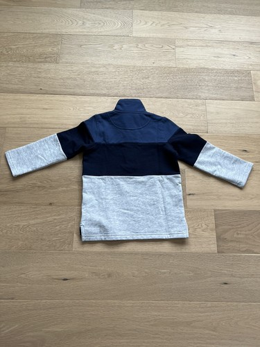Joules Sweater 6 Years Part Zip Top Blue Gray Navy New w Tags Long Sleeve 6Y - Picture 7 of 12
