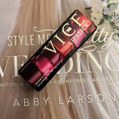 URBAN DECAY VICE LIPSTICK HITCH HIKE SUPER CREAMY NEW IN BOX 3.4g/.11oz