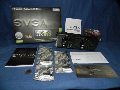 Grafikkarte, EVGA, Geforce GTX 980 SC, 4GB, GDDR 5, ACX 2,0, PCI-E, gebraucht,