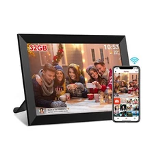 FRAMEO Digital Photo Frame, 10.1 inch WiFi Digital Picture Frame with 1280x80...